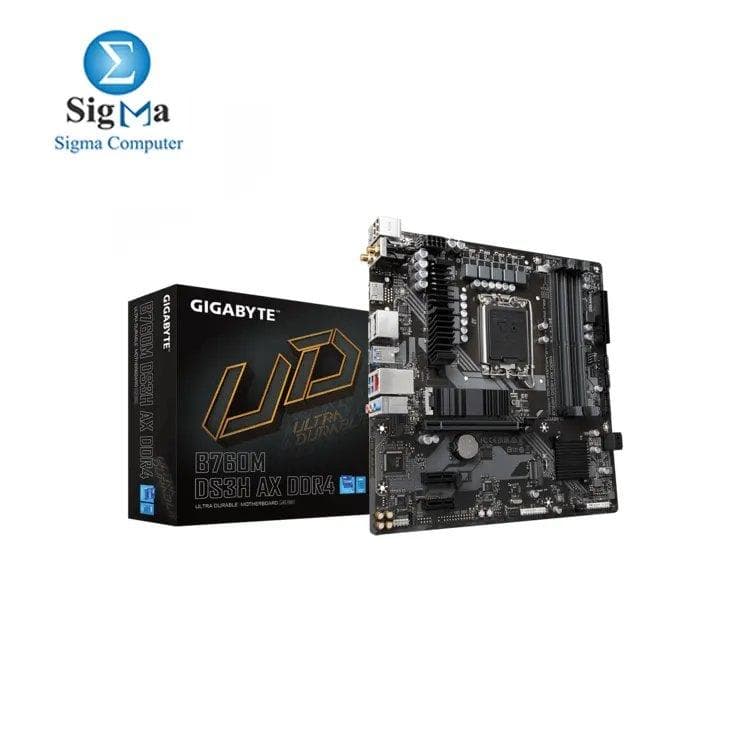 لوحة أم جيجابايت B760M DS3H AX DDR4 سوكيت LGA 1700