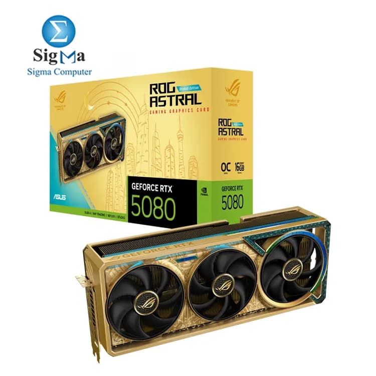 ASUS ROG Astral GeForce RTX 5080 Dhahab CORE OC Edition