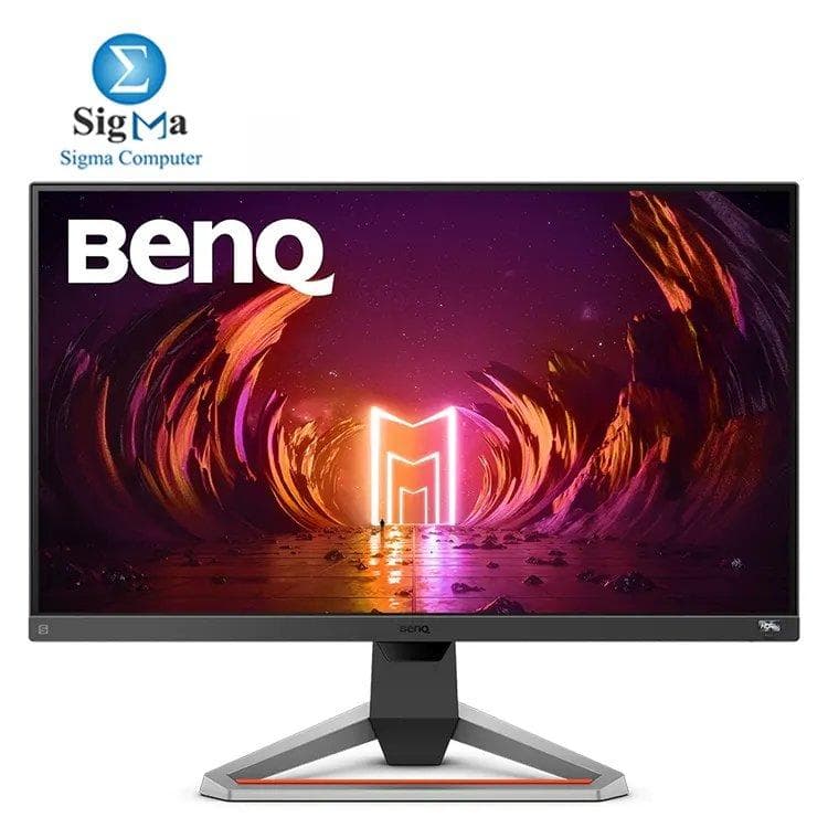 شاشة BenQ موديل EX2510S مقاس 24.5 بوصة IPS، تردد 165Hz، استجابة 2ms، تدعم HDR10 وsRGB 99%، سماعات مدمجة 2.5W، وFreeSync Premium