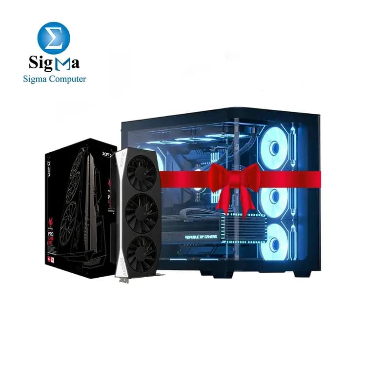 كرت شاشة XFX Mercury RX 9060 XT OC 16GB GDDR6 – RDNA 4، سرعة 3320 ميجاهرتز، PCIe 5.0، ثلاث مراوح مع كيسة AEROCOOL P500C أسود ARGB (4 مراوح، زجاج مقسى) مجاناً