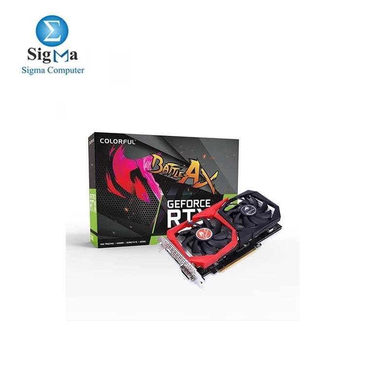 كرت شاشة COLORFUL VGA RTX2060 6GB DDR6 NB V2 V (مروحتين)