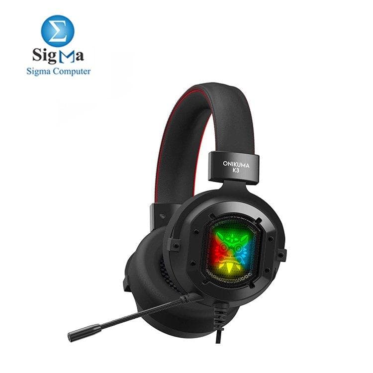سماعة جيمنج ستيريو ONIKUMA K3 RGB لـ Xbox One و PC و PS4