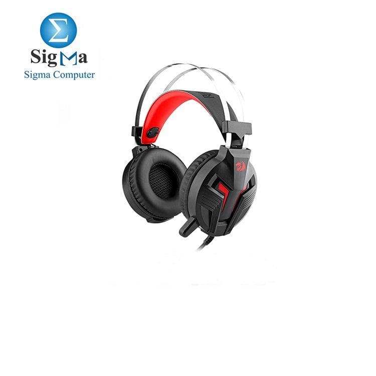 سماعة جيمنج ريدراجون H112 سلكية فوق الأذن للكمبيوتر و PS4 مع ميكروفون