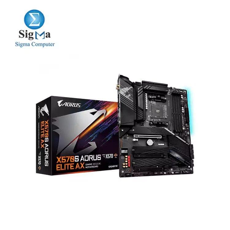لوحة أم جيجابايت X570S AORUS ELITE AX (rev. 1.1) AMD Socket AM4
