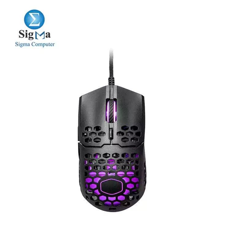 Cooler Master MM711 LITE 60G RGB Gaming Mouse – 10,000 DPI-Matt Black