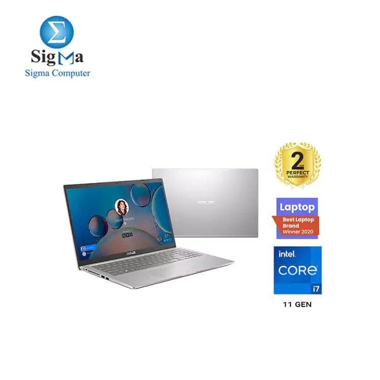 لابتوب اسوس x515ep-bq007t، معالج Intel Core i7-1165G7، رام 8GB DDR4، هارد 512GB SSD، كرت شاشة Nvidia Geforce MX330 2GB، ويندوز 10