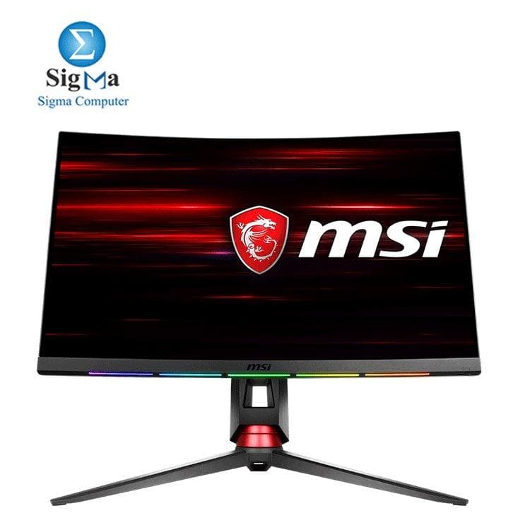 شاشة جيمنج منحنية ام اس اي Optix MPG27C، تردد 144Hz، استجابة 1ms