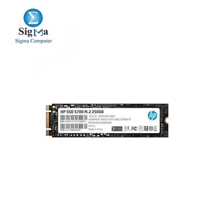 هارد اتش بي SSD S700 M.2 سعة 250 جيجابايت SATA 6.0 Gb/s