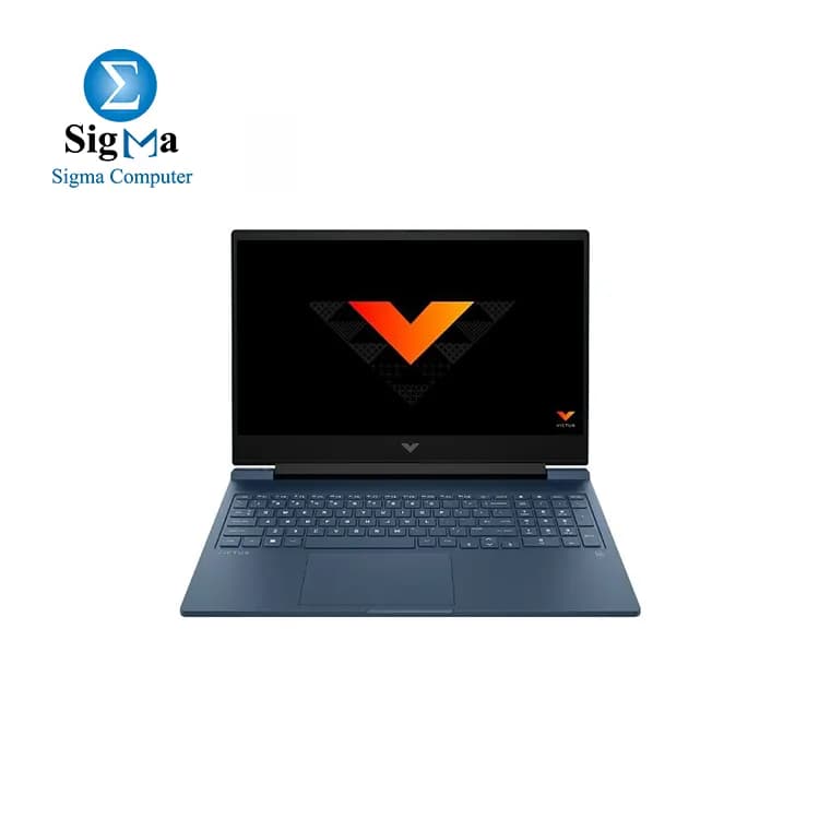 لابتوب اتش بي Victus 16-r1037nia، معالج Intel Core i5-14450HX، كرت شاشة انفيديا GeForce RTX 3050 6GB، رام 16GB DDR5 5600MHz، هارد 512GB m.2 Gen4، شاشة 16.1 بوصة FHD IPS 144Hz، كيبورد إنجليزي، إضاءة خلفية زرقاء، نظام Free DOS