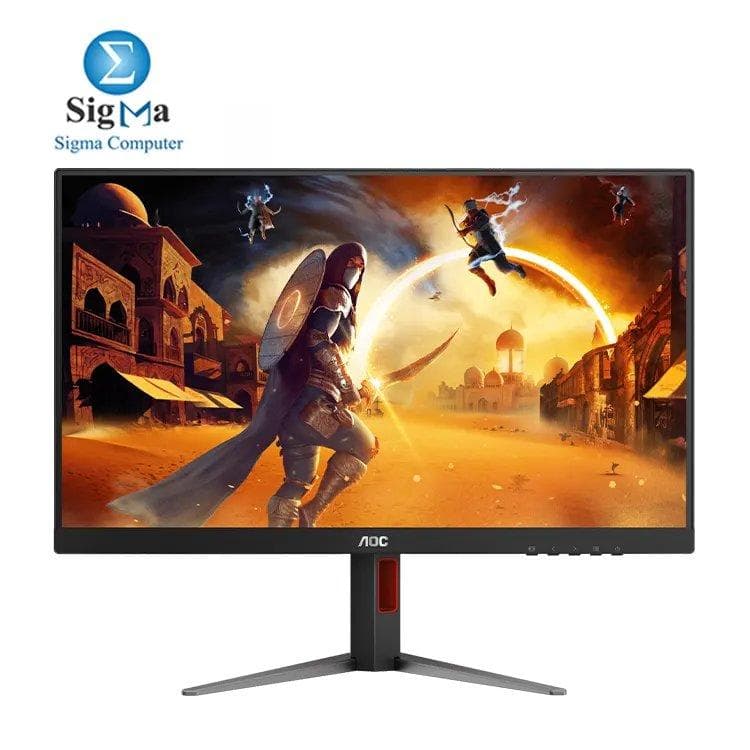 AOC Q27G4F – 27-Inch Fast IPS, QHD 1440p, 180Hz, 0.5ms, G-Sync Compatible, HDR10, sRGB 120%, Height Adjustable.