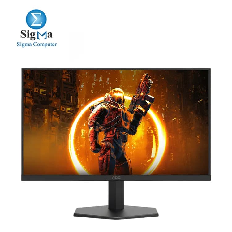 شاشة جيمنج AOC 27G11ZE2، مقاس 27 بوصة، Full HD، تردد 240Hz، لوحة Fast IPS، زمن استجابة 0.3ms، حامل عادي