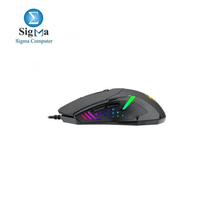 ماوس جيمنج سلكي ريدراجون M601 Centrophorus RGB - 7200 DPI - 7 أزرار قابلة للبرمجة