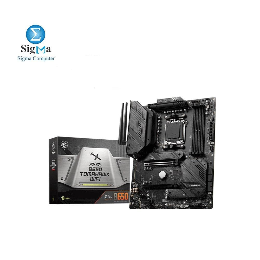 لوحة أم ام اس اي AMD MAG B650 TOMAHAWK WIFI تدعم معالجات AMD Ryzen™ 8000/ 7000