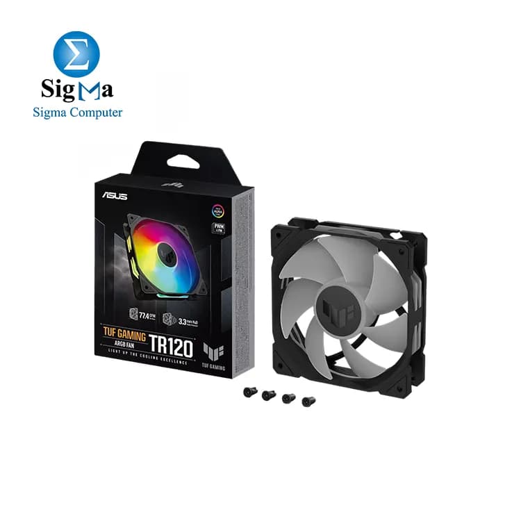 مروحة اسوس TUF Gaming TR120 ARGB - عبوة فردية
