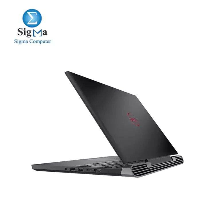 لابتوب جيمنج ديل Inspiron 15-7577 - معالج Intel Core i7 7700HQ - رام 16GB - هارد 1TB HDD + 512GB SSD - شاشة 15.6 بوصة UHD - كرت شاشة 6GB - DOS - أسود