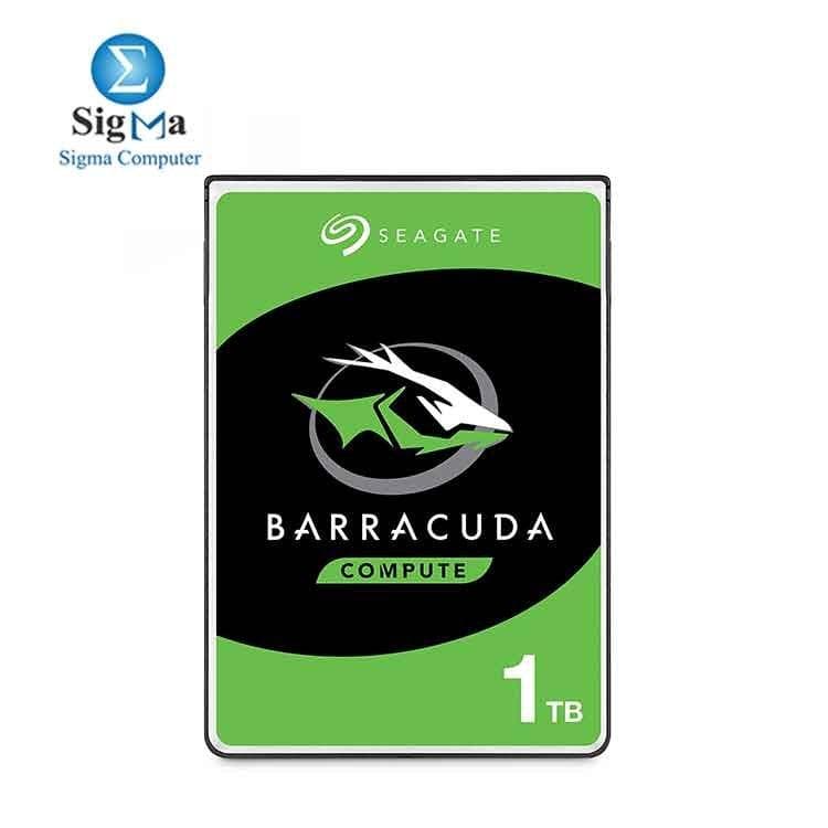 هارد سيجيت BarraCuda سعة 1TB داخلي HDD – مقاس 2.5 بوصة SATA 6 Gb/s سرعة 5400 RPM كاش 128MB للابتوب (ST1000LM048)
