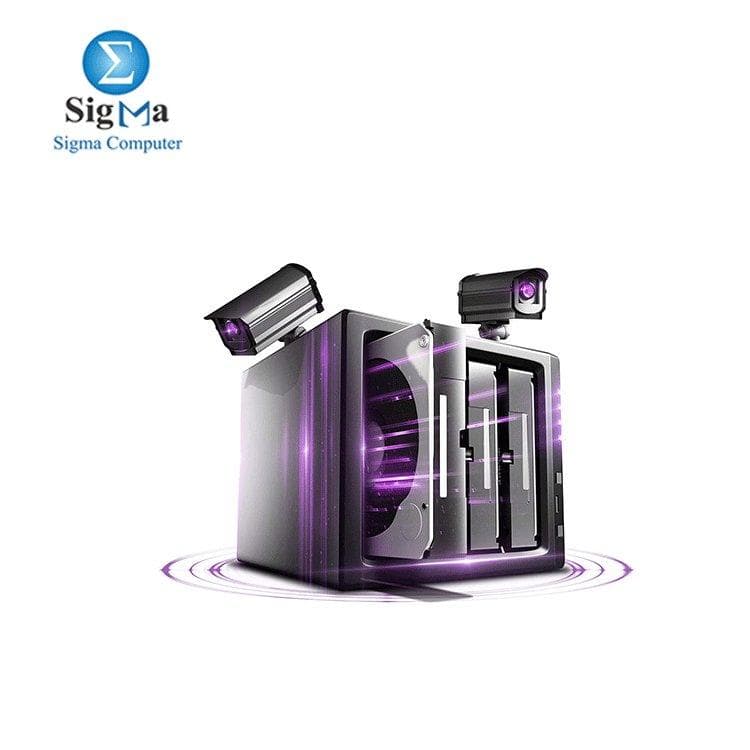 هارد ديسك مراقبة ويسترن ديجيتال Purple سعة 10TB سرعة 5400 RPM SATA 6 Gb/s كاش 256MB مقاس 3.5 بوصة WD100PURZ