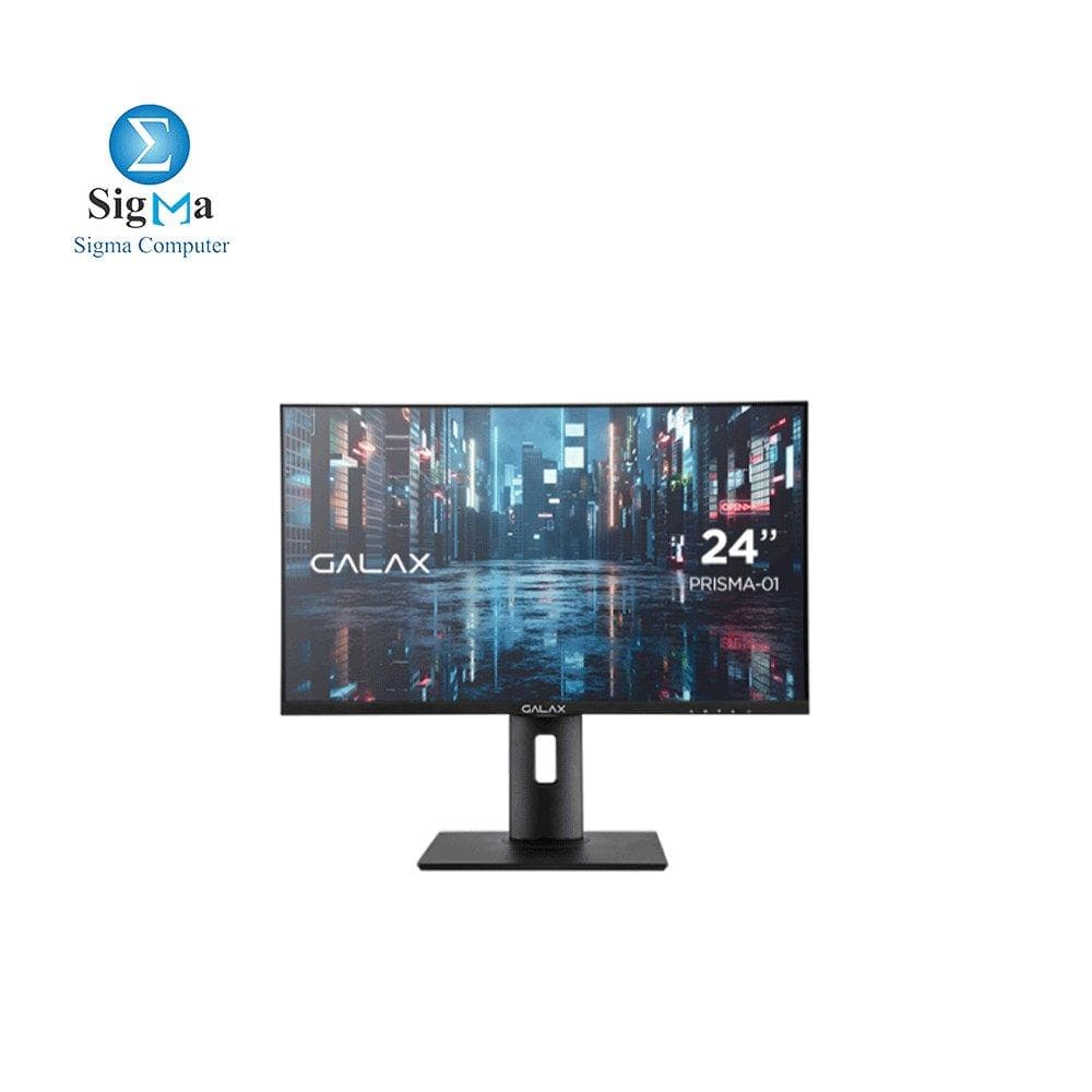 شاشة جالكس PRISMA 01 - مقاس 24 بوصة 1920x1080 75Hz VA 8ms G2G متوافقة مع G-Sync - TYPE C - توصيل شاشة - سماعة