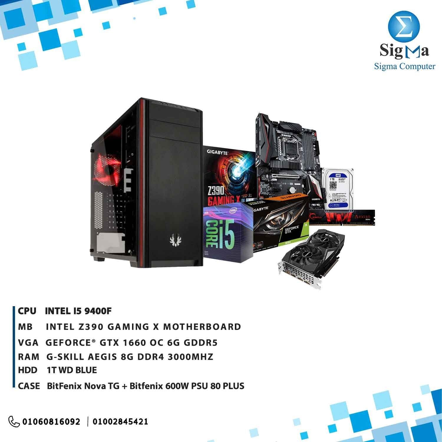 باندل معالج i5 - رام 8G - هارد 1T - كرت شاشة 1660 OC