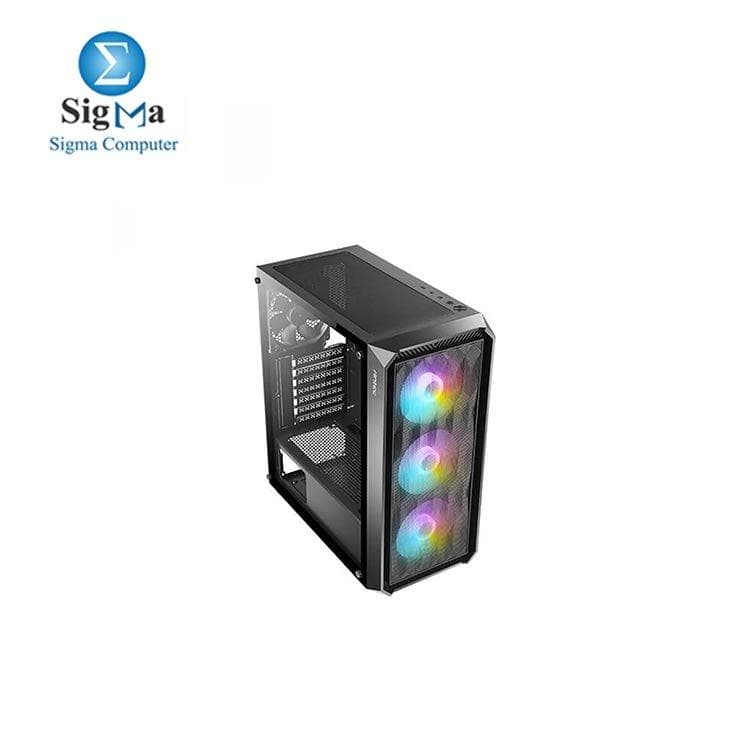 ANTEC NX292 mid tower 4Fan (3*120M ARGB) (1*120M) Normal+psu Antec Atom V650