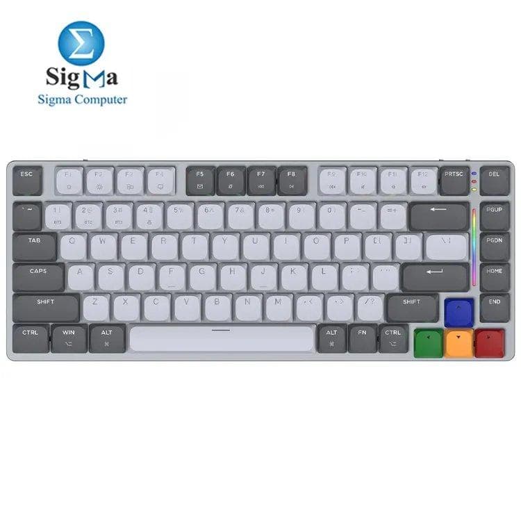 Fantech MK915 Super Maxfit Air83 MK915 – 75% low-profile wireless mechanical keyboard with aluminum frame, ARGB lighting, and triple connection mode.