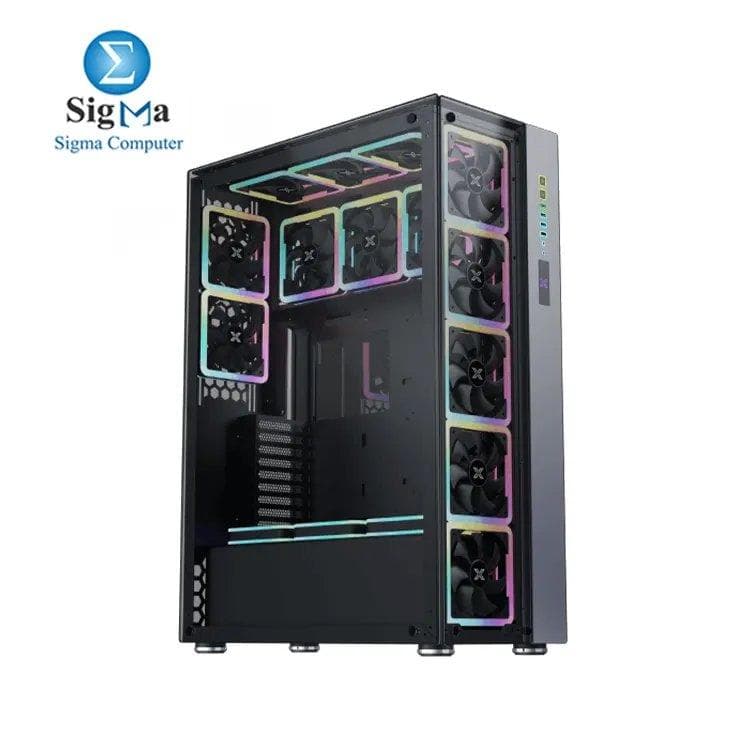 XIGMATEK Elysium II Full Tower Supports EEB/EATX motherboards, up to 16 fans, 480mm radiators, dual PSU, and 460mm GPUs.