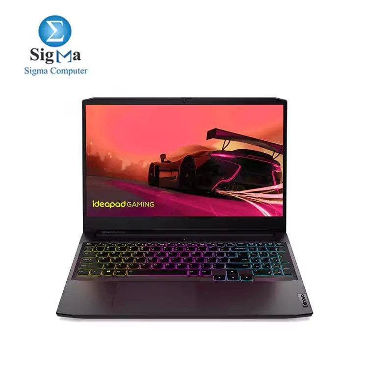 لابتوب لينوفو IdeaPad Gaming 3 - معالج R5-5600H - رام 16 جيجا - هارد 1 تيرا HDD + 256 جيجا SSD - كرت شاشة RTX 3050 4G - شاشة 15.6 بوصة FHD 165Hz - كيبورد RGB عربي