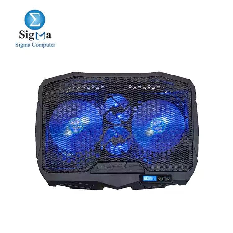مبرد لابتوب Spirit of Gamer AirBlade 600 أزرق 17 بوصة - أسود وأزرق LF-37-7