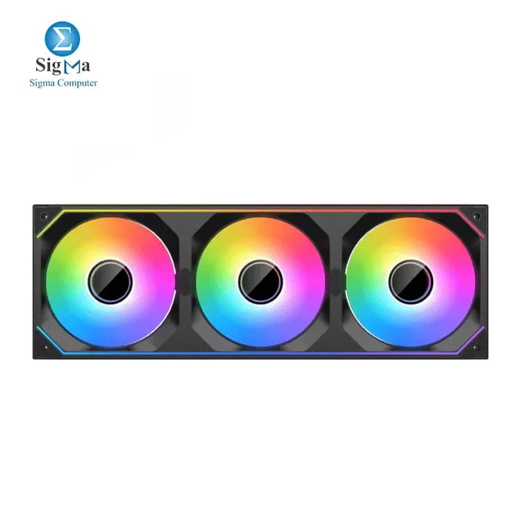 مروحة تبريد XIGMATEK Infinity SF360 Digital Argb PWM 360 مم مع وحدة تحكم
