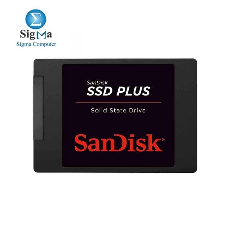SanDisk 120GB SSD PLUS Internal SSD - SATA III 6 Gb-s 2.5-7mm, Up to 530 MB/s