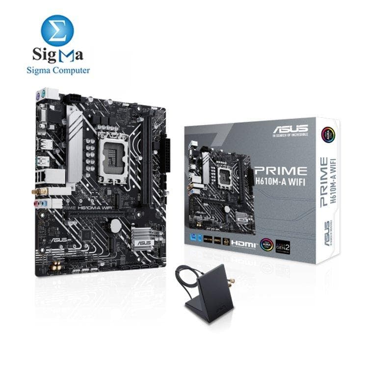 لوحة أم اسوس PRIME H610M-A WIFI سوكيت LGA 1700