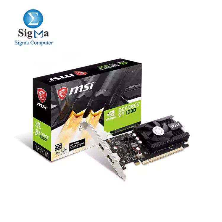 كرت شاشة ام اس اي GEFORCE GT 1030 2GD4 LP OC