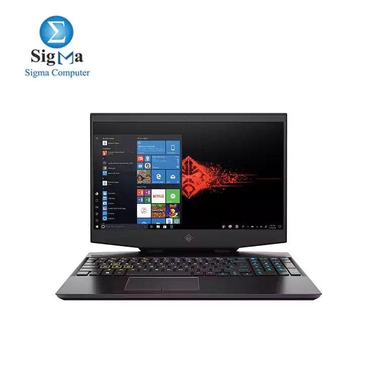 لابتوب اتش بي OMEN 17 cb1072nr معالج Intel Core i7-10750H - رام 16GB - هارد 512GB SSD M.2 + هارد 1TB HDD - شاشة 17.3 بوصة FHD 144Hz IPS - كرت شاشة GTX 1660 TI 6GB - ويندوز 10