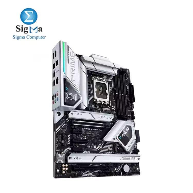 لوحة أم اسوس Prime Z690-A LGA 1700 (انتل الجيل 12) ATX (16+1 DrMOS، PCIe 5.0، DDR5، 4X M.2، انتل 2.5 Gb LAN، USB 3.2 Gen 2 Front Panel Type-C)