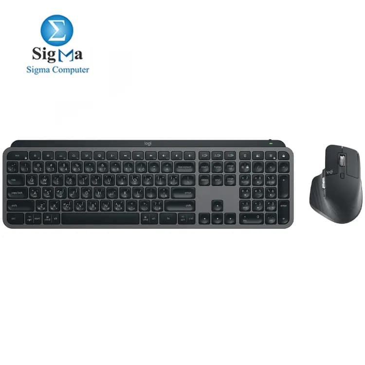 Logitech MX Keys S High-Performance Wireless Keyboard/Mouse Combo Graphite