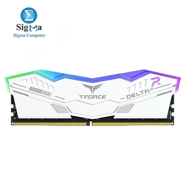TeamGroup DELTAα RGB DDR5 16GB (6000MHz CL38, 1.25V, AMD EXPO, On-die ECC, PMIC, 120° RGB)  AMD Exclusive