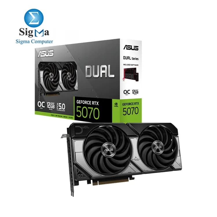 ASUS Dual GeForce RTX 5070 OC Edition 12GB GDDR7