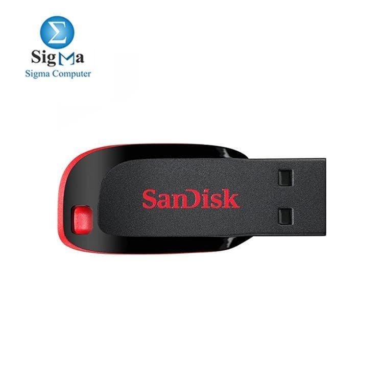 سانديسك فلاشة SDCZ50-B35 Cruzer Blade سعة 32GB USB 2.0