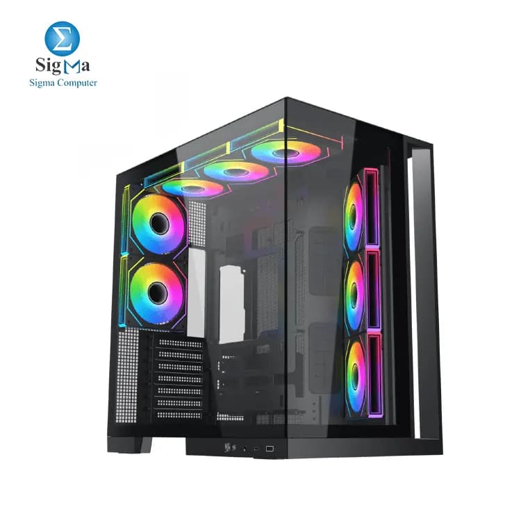 XIGMATEK Aqua 7 Argb BTF 8 Fan ARGB Pwm EATX Type C Super Tower Case