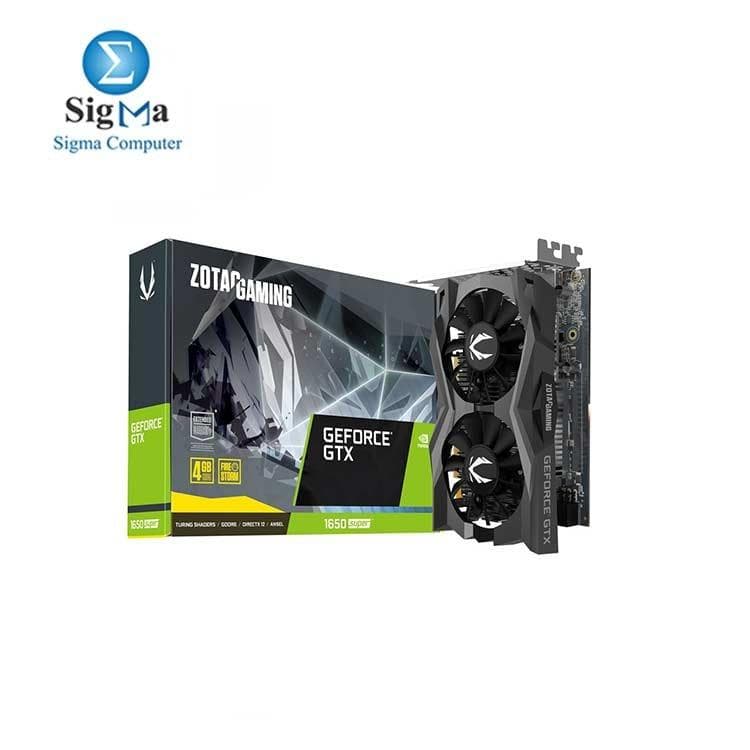 كرت شاشة ZOTAC GAMING GeForce GTX 1650 SUPER بمروحتين GDDR6