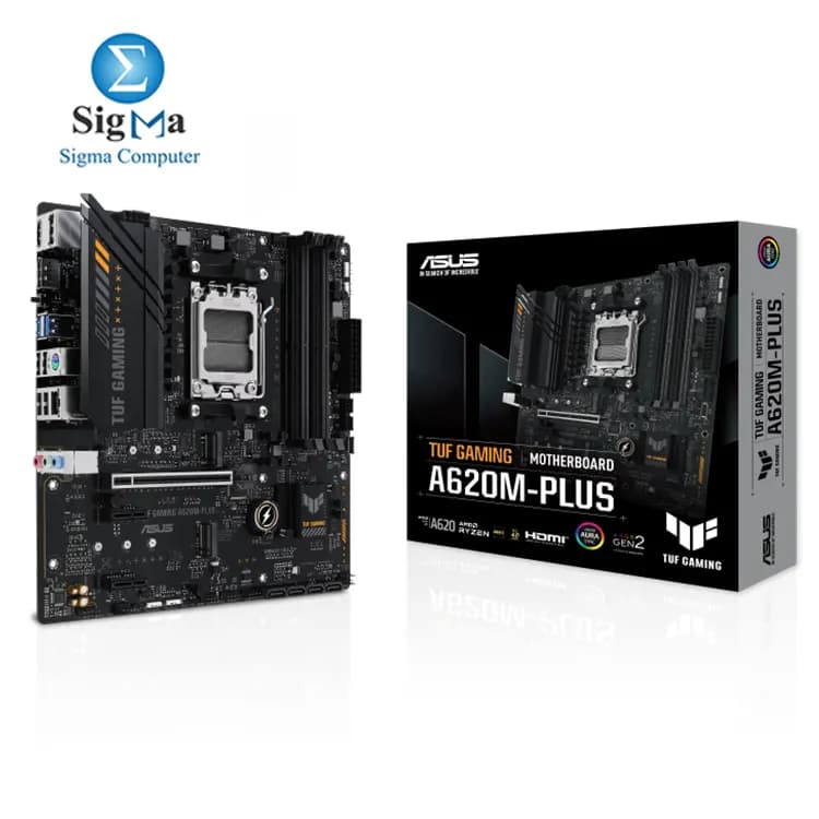 لوحة أم اسوس TUF GAMING A620M-PLUS مقبس AM5 LGA 1718