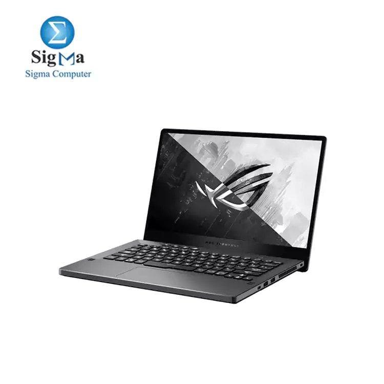 لابتوب اسوس ROG Zephyrus G14 GA401QM-HZ077T، معالج AMD Ryzen7 5800HS، رام 16GB، هارد 1TB SSD، كرت شاشة RTX 3060 6G، شاشة 14 بوصة FHD 144Hz، ويندوز 10 - رمادي