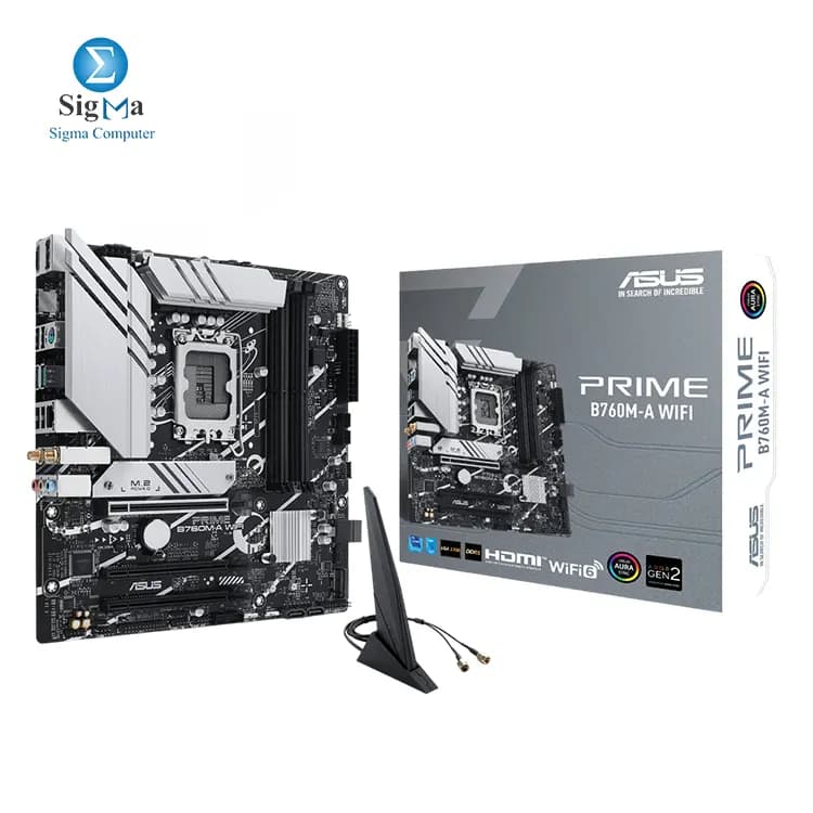 ASUS INTEL PRIME B760M-A WIFI DDR5 Socket LGA 1700 Motherboard