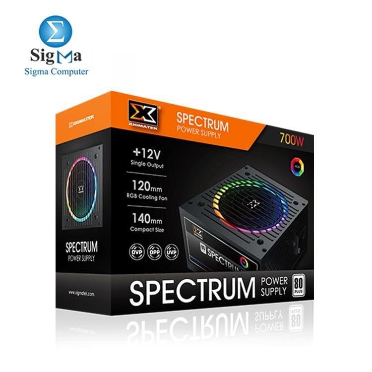 مزود طاقة XIGMATEK SPECTRUM 700W 80PLUS