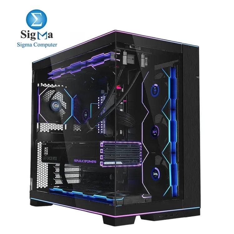 LIAN LI O11 Dynamic Evo RGB Black Mid Tower Case-O11DERGBX