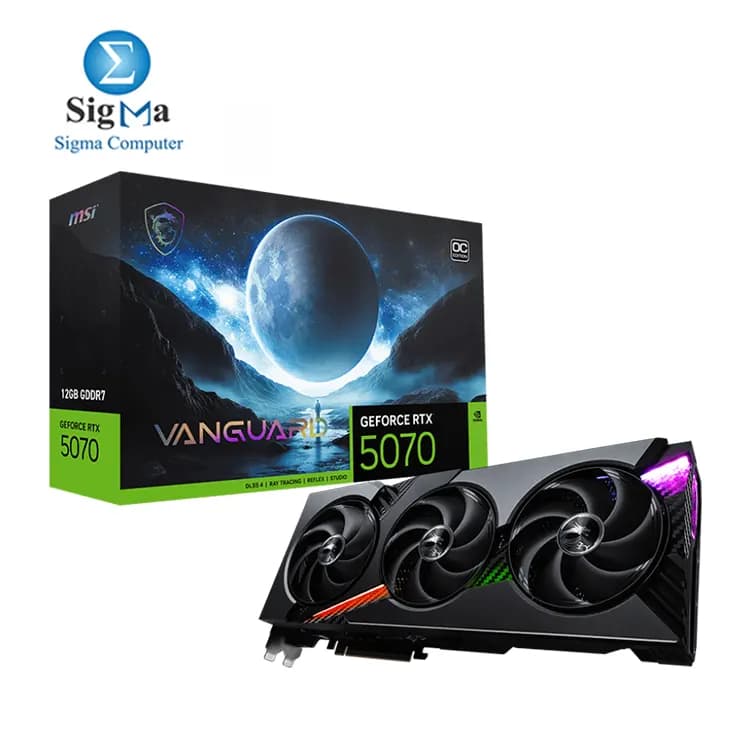 كرت شاشة ام اس اي GeForce RTX 5070 12G VANGUARD OC