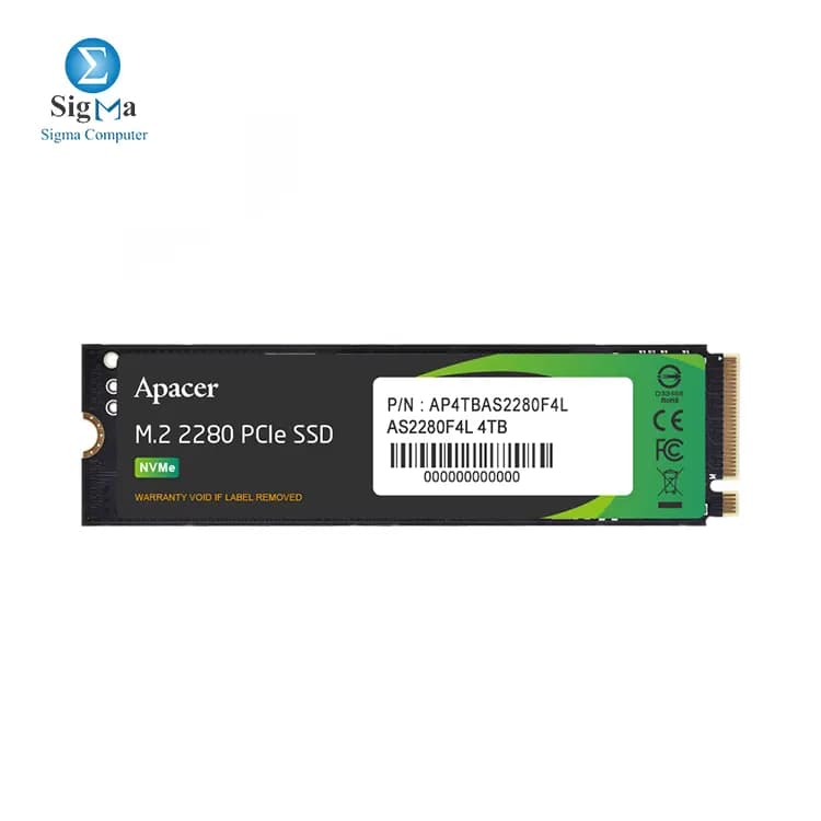 APACER 256G M.2 NVME AS2280P4