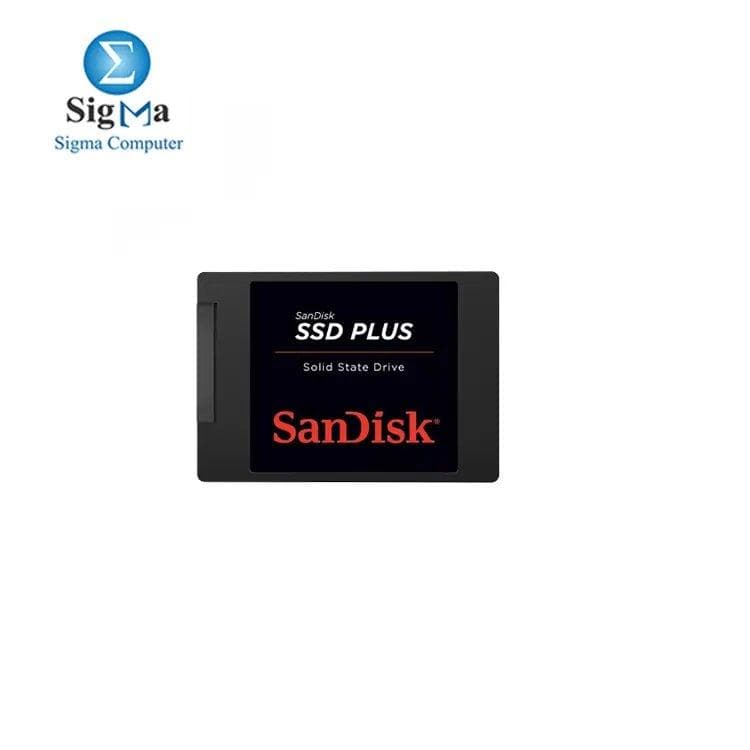 SANDISK-SSD-PLUS 480GB Internal SSD - SATA III 6 Gb/s, 2.5"/7mm, Up to 535 MB/s