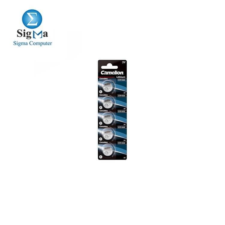 بطارية كاميليون ليثيوم عملة CR1632-BP5-5PC