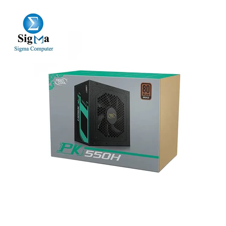 مزود طاقة DeepCool PK550H EU بقدرة 550W ومعيار 80 Plus Bronze